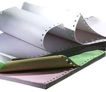 Continuous stock and bespoke listing paper