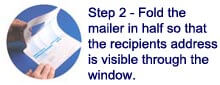 fold mailer in half